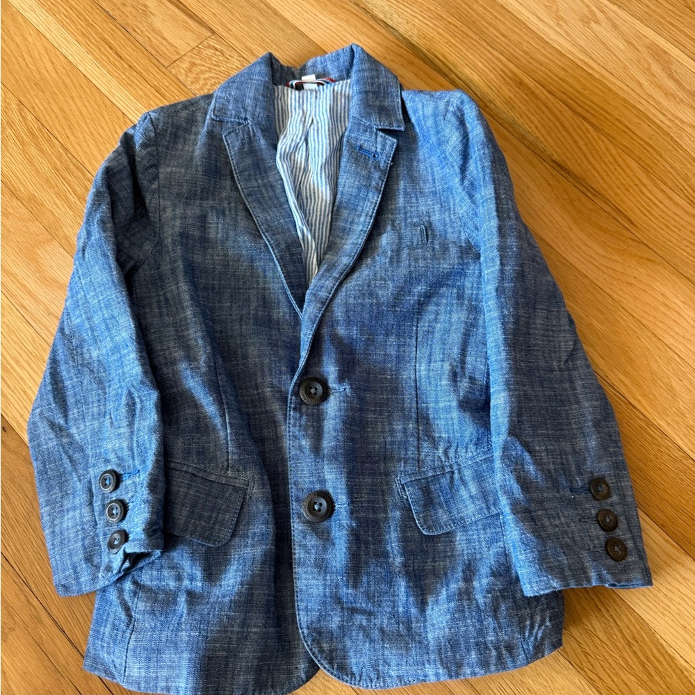 Mini Boden Kids Boy Blue Blazer